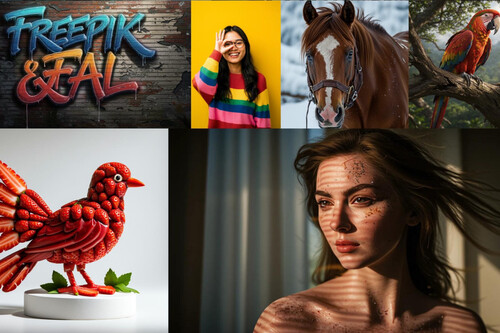 imágenes creadas con IA de Freepik